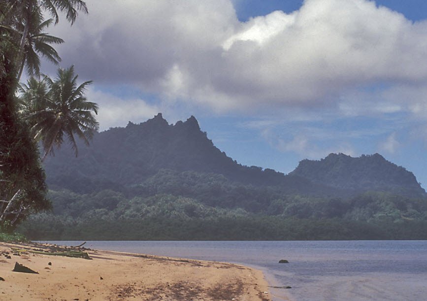 Mount Finkol, Kosrae Island, Micronesia